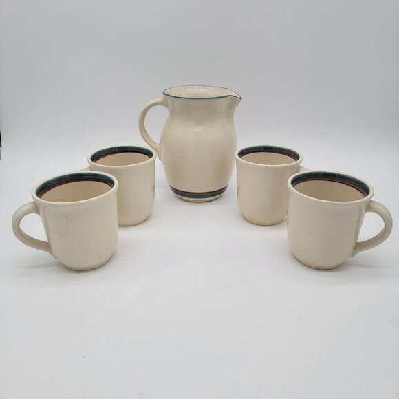 Pfaltzgraff Other - Pfaltzgraff Sunrise Pitcher & Cups